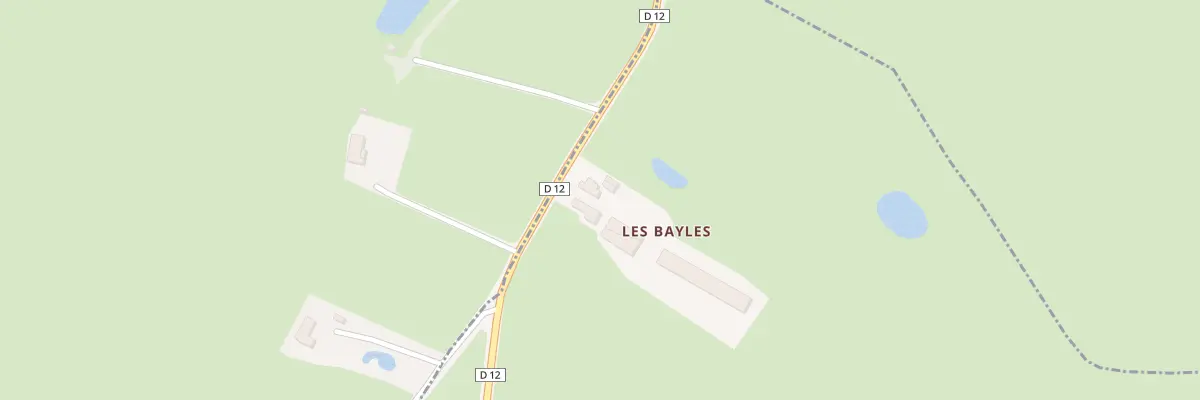 Plan du 5001 Les Bayles à Courcelles-la-Forêt