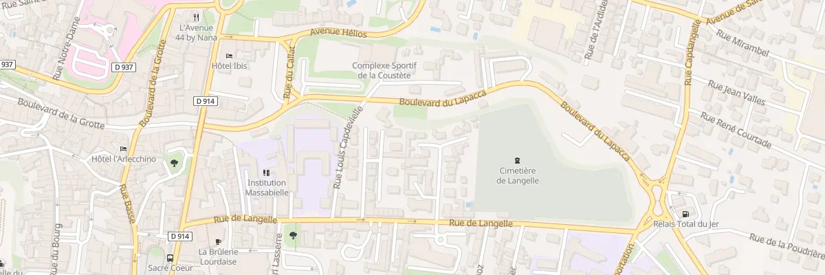 Plan du 11 Rue du Docteur Douzous à Lourdes