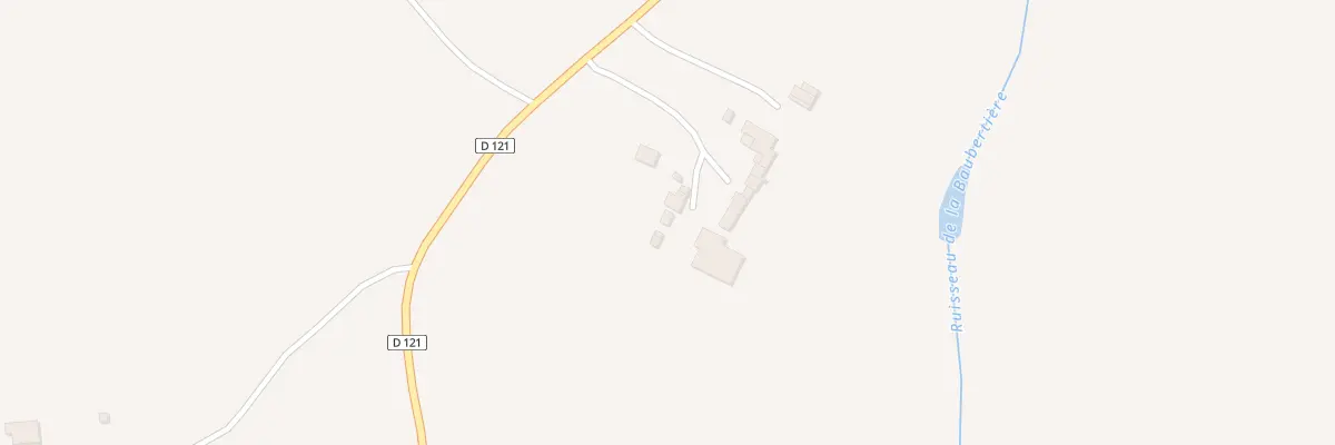 Plan du 3 La Baubertiere à Vasles