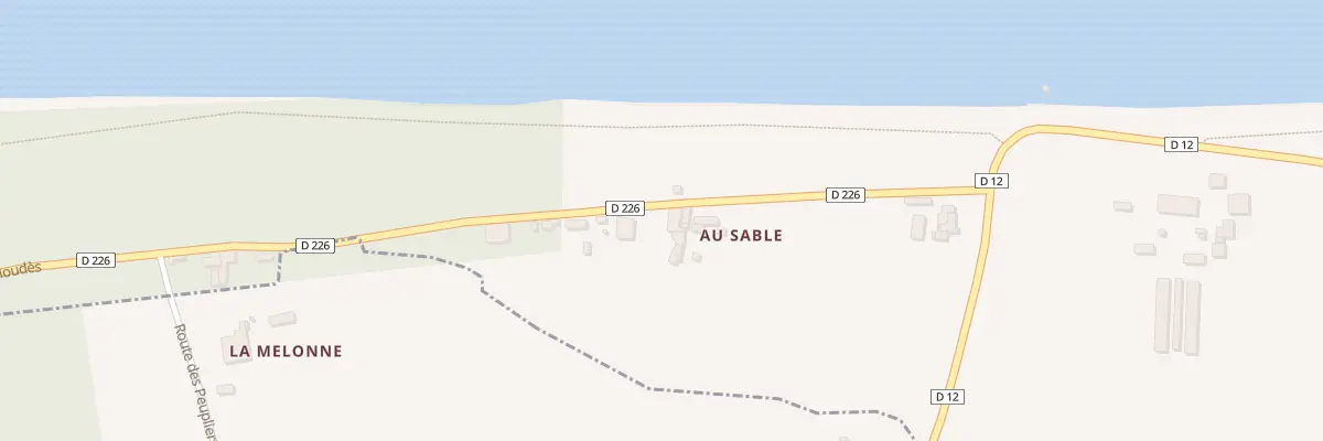 Plan du 7 Au Sable à La Réole