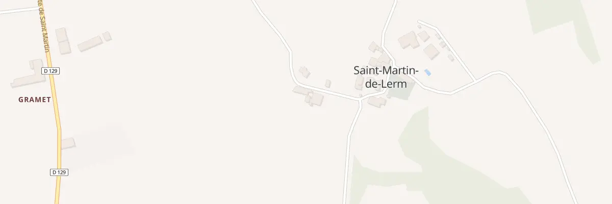 Plan du 1B Le Bourg à Saint-Martin-de-Lerm