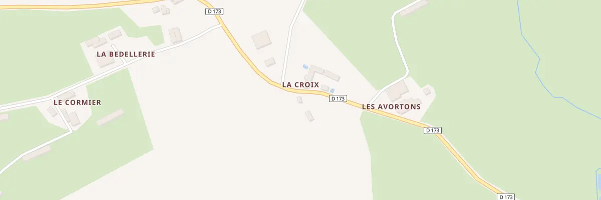 Plan du 5069 La Croix à Montreuil-le-Chétif