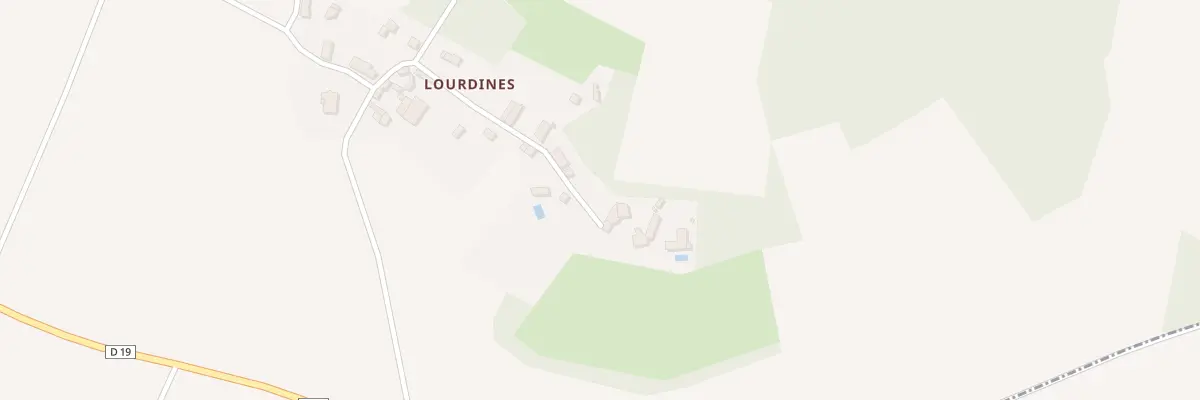 Plan du 10 Lourdines à Curçay-sur-Dive