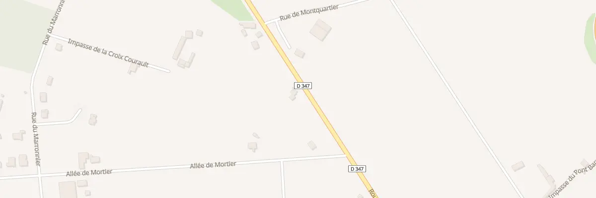 Plan du 160 Rte de Saumur à Vivy