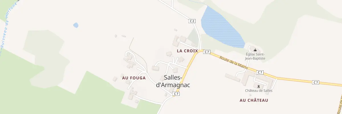 Plan du 54 Lot de la Croix à Salles-d’Armagnac