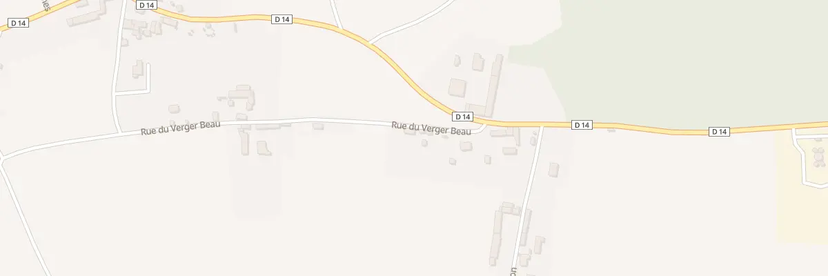 Plan du 6 Rue du Verger Beau à Ternay