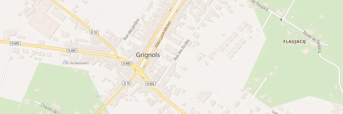 Plan du 27 Rue des Ecoles à Grignols