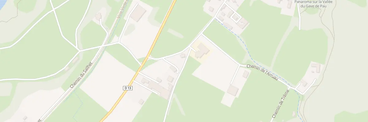 Plan du 19 Rue des Lanettes à Ger
