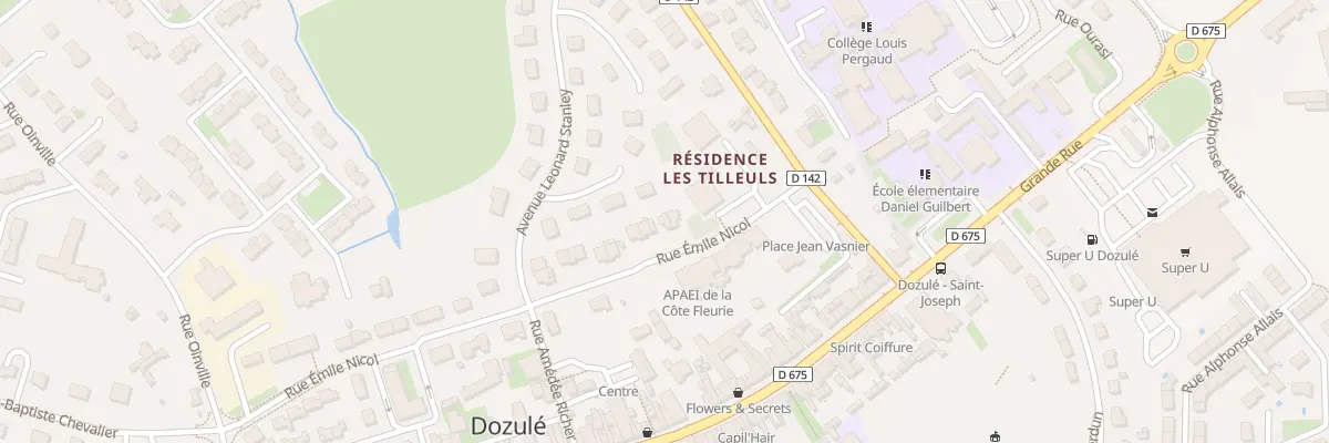 Plan du 30 Rue Émile Nicol à Dozulé