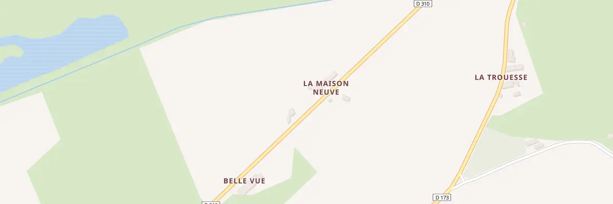 Plan du 5137 La Maison Neuve à Montreuil-le-Chétif