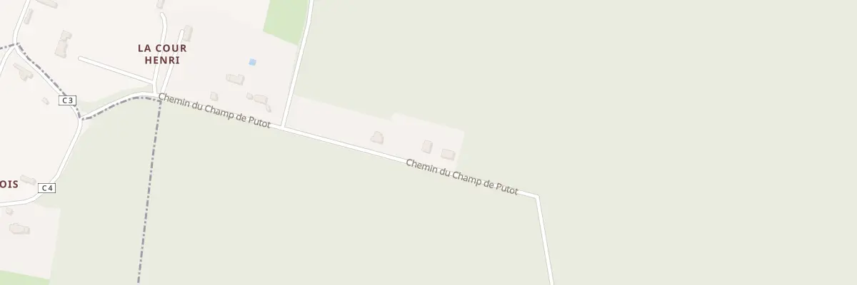 Plan du 20 Che du Champ de Putot à Dozulé