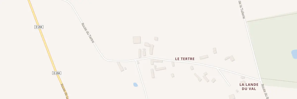 Plan du 491 Rte du Tertre à La Lande-de-Goult