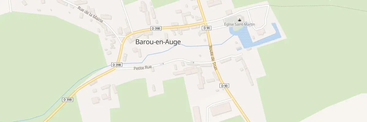 Plan du 5037 Le Bourg à Barou-en-Auge