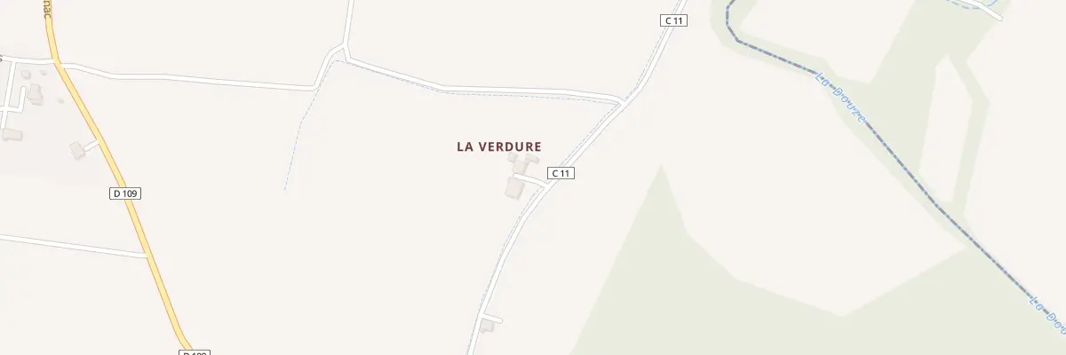 Plan du 33 Rte de Sainte-Fauste à Larée