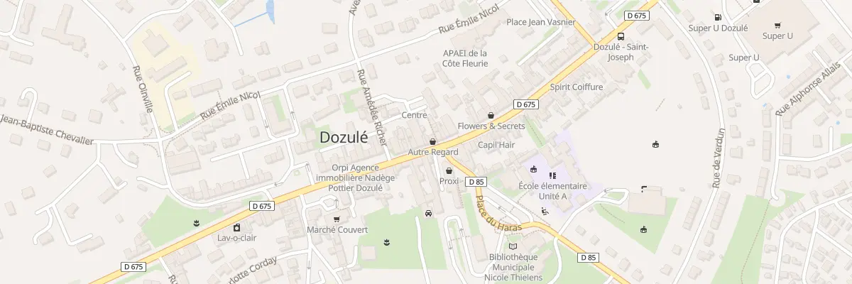 Plan du 91 Gr Grande Rue à Dozulé