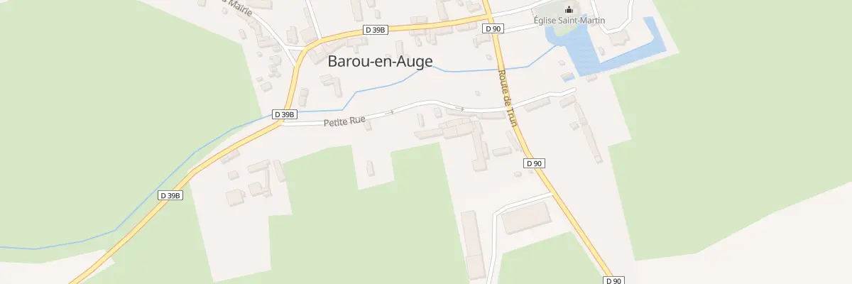 Plan du 3 Petite rue à Barou-en-Auge