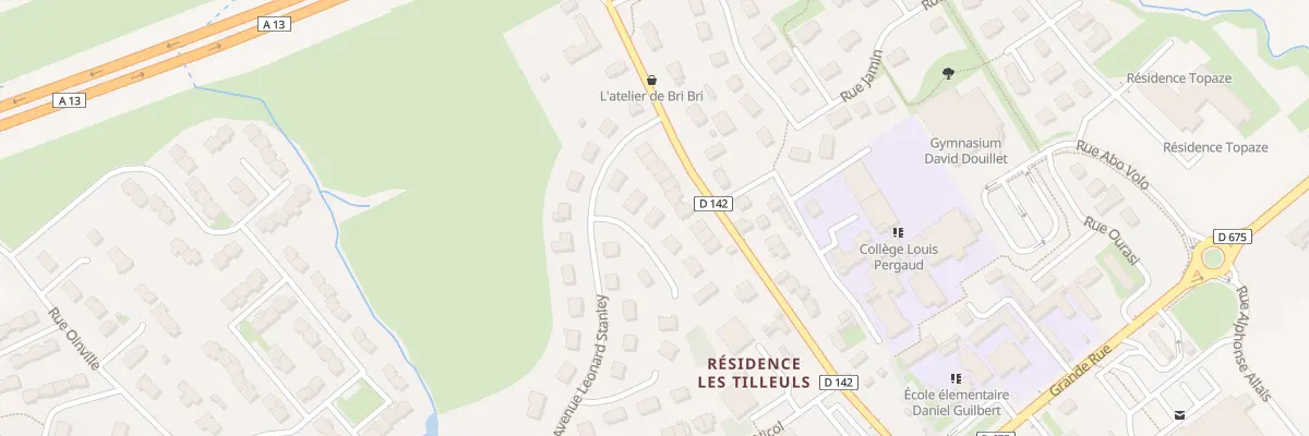 Plan du 4 Rue Auguste Daudet à Dozulé