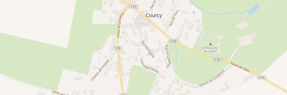 Plan du 8 Rue Ferre à Courcy