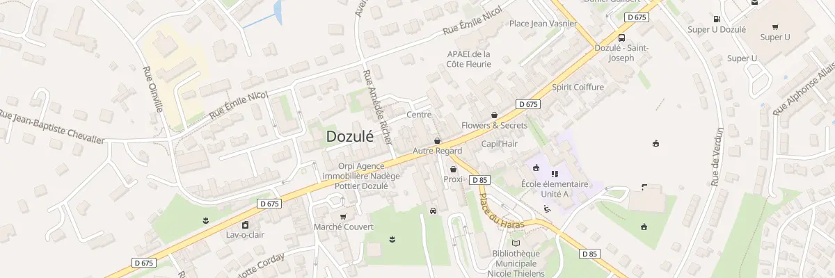 Plan du 95 Gr Grande Rue à Dozulé
