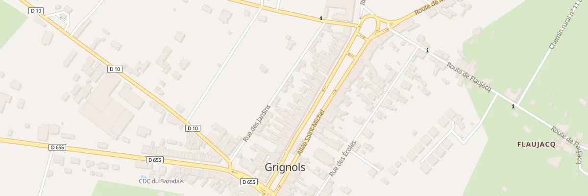 Plan du 150 Rue des Jardins à Grignols