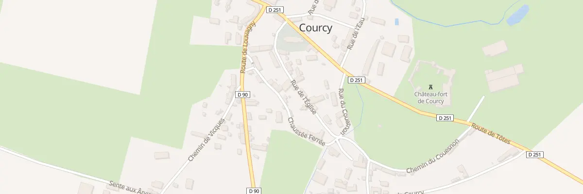 Plan du 5005 Le Bourg à Courcy