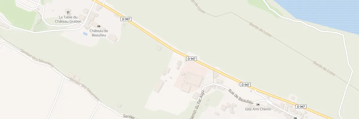 Plan du 9011 Rte de Montsoreau à Saumur