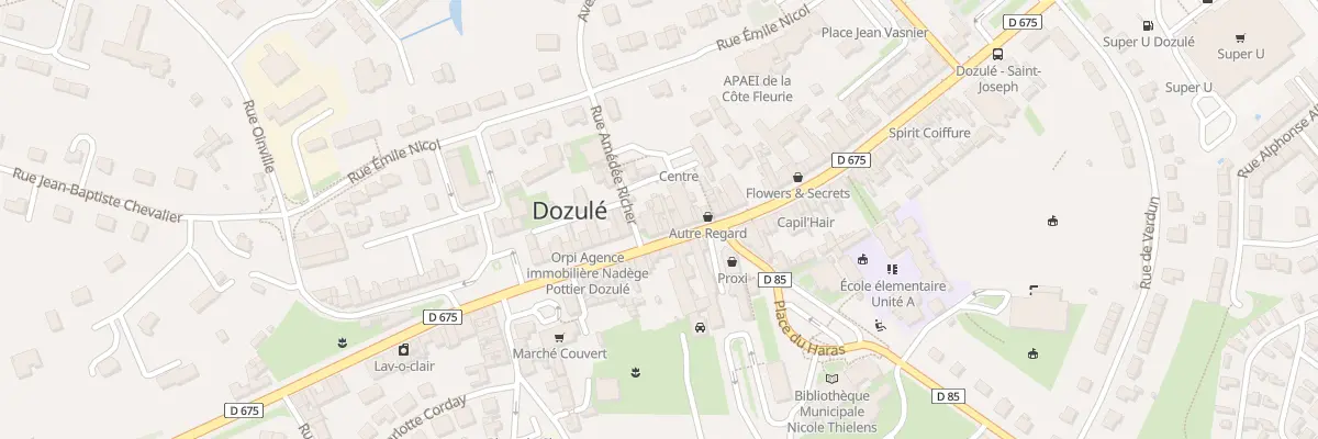 Plan du 101 Gr Grande Rue à Dozulé