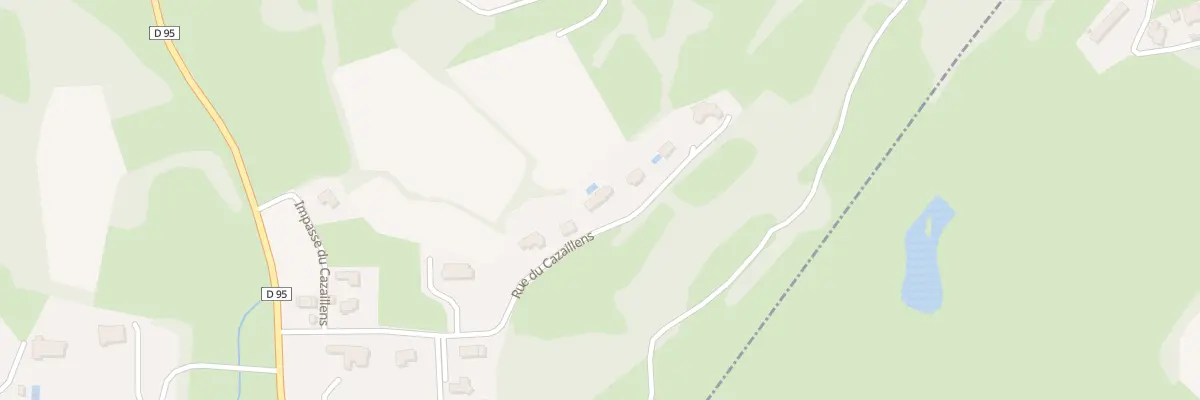 Plan du 7 Rue du Cazaillens à Bartrès