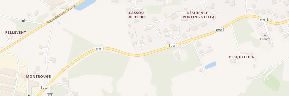 Plan du 742 Av du Docteur Couécou à Nogaro