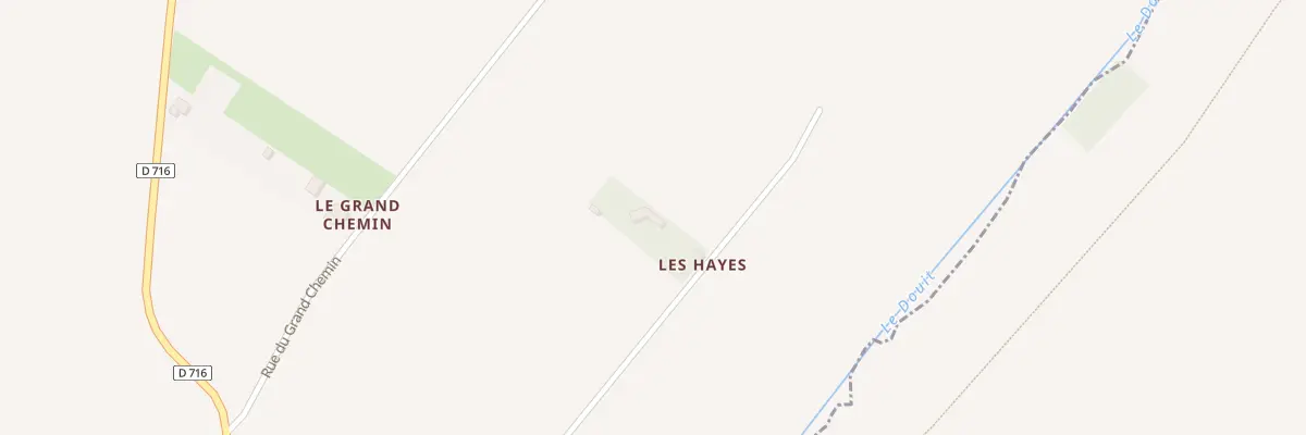 Plan du 53 Les Hayes à Merri