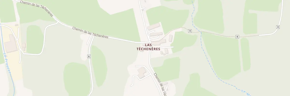 Plan du 4 Che de Las Téchenères à Madiran