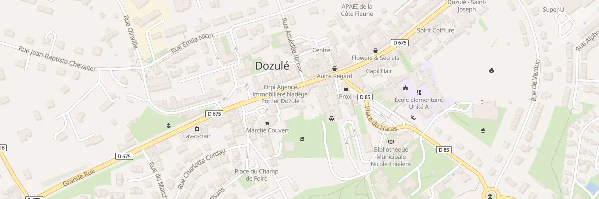 Plan du 114 Gr Grande Rue à Dozulé