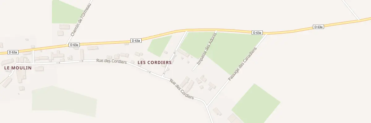 Plan du 4 All des Lilas à Crocy