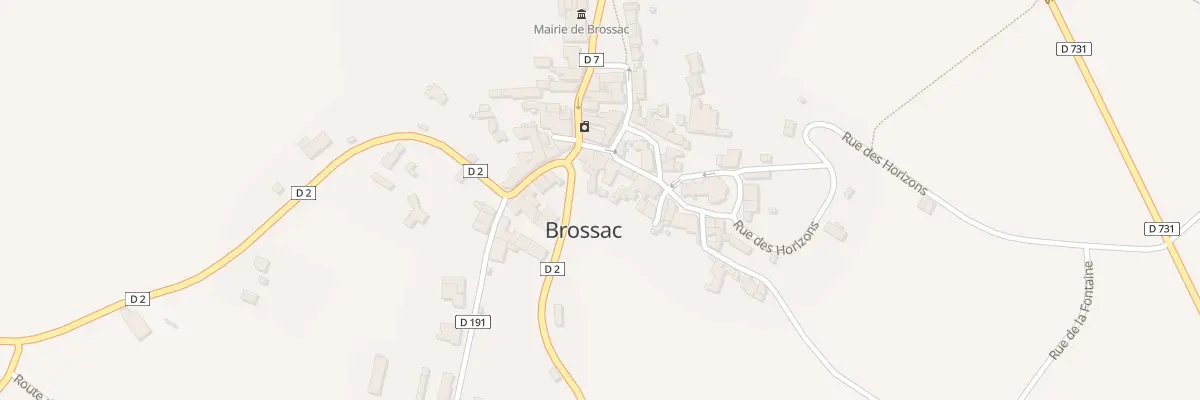 Plan du 6 Rue Notre Dame à Brossac