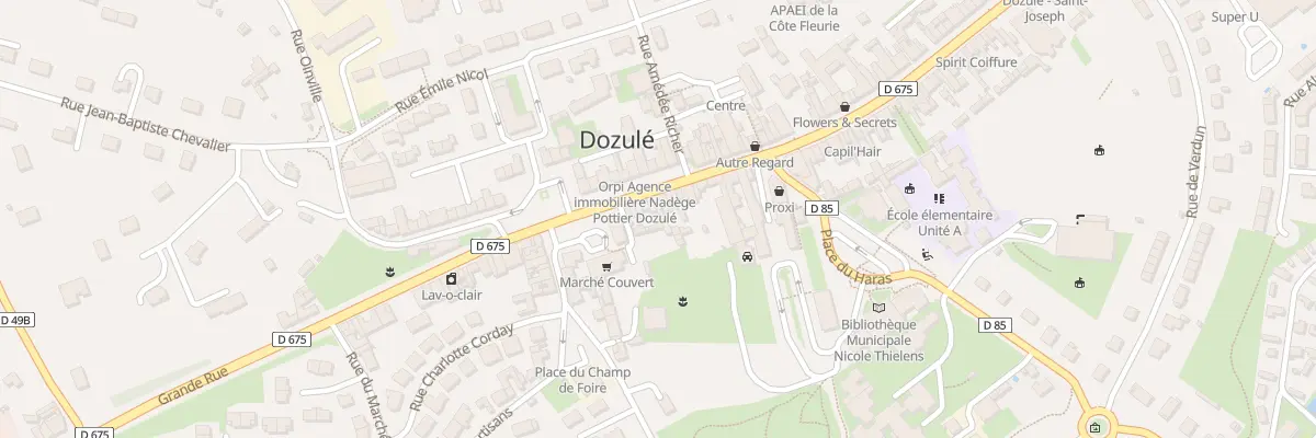 Plan du 120 Gr Grande Rue à Dozulé