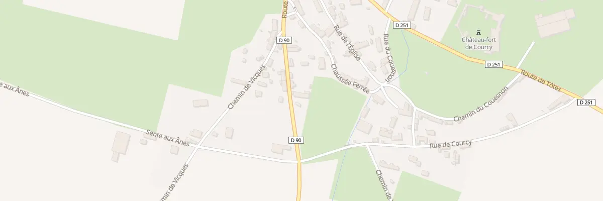 Plan du 5016 Le Bourg à Courcy