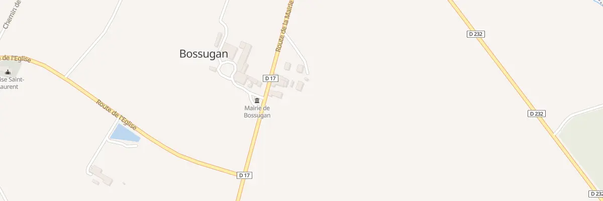 Plan du 3 Robert à Bossugan