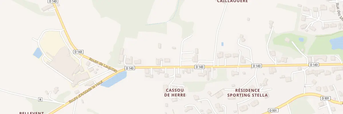 Plan du 32 Av du Cassou de Herre à Nogaro