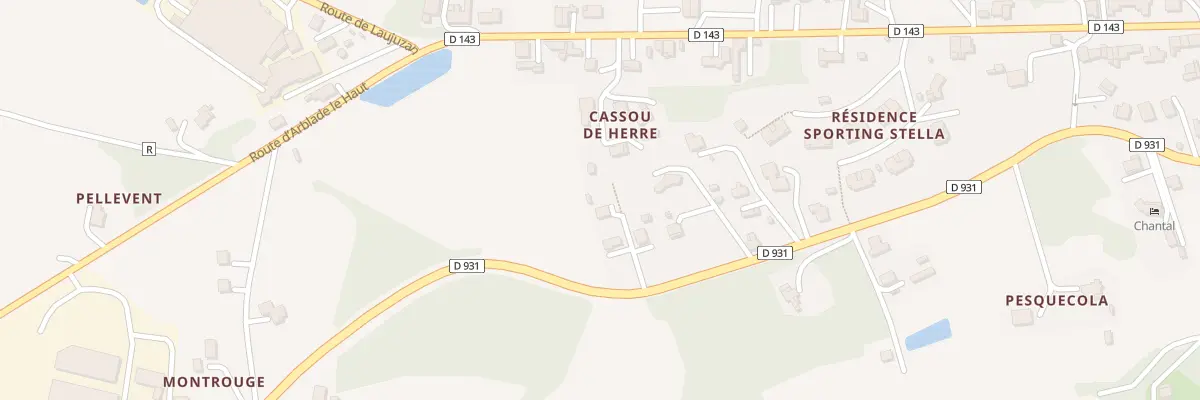 Plan du 746 Av du Docteur Couécou à Nogaro