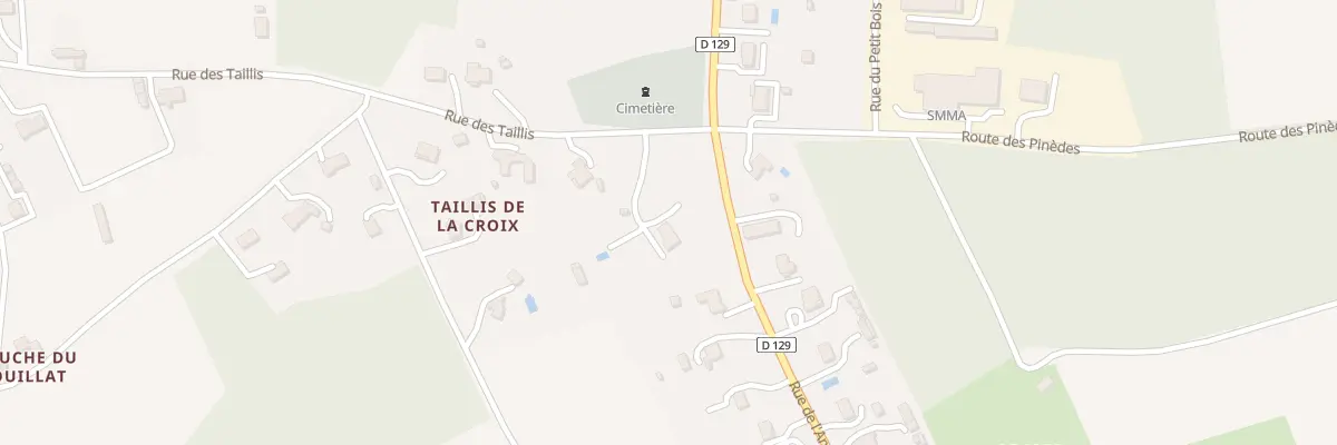 Plan du 1 Rue des Taillis à Saint-Philbert-du-Peuple