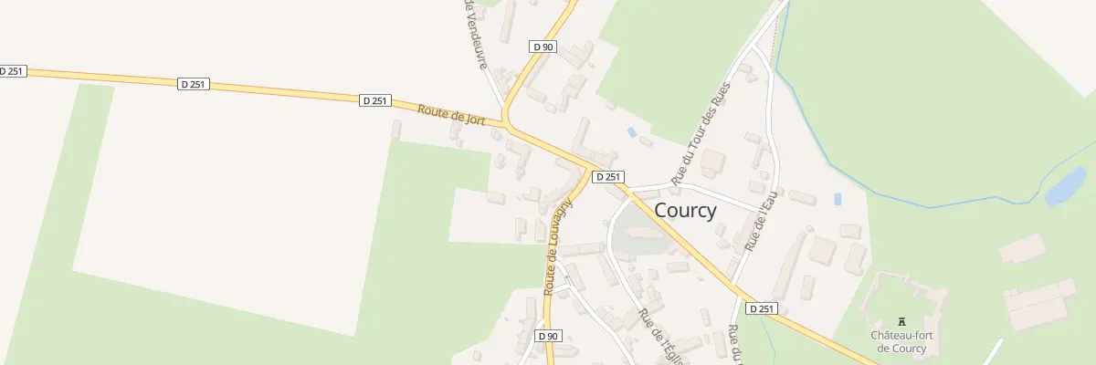 Plan du 63 Rue de Louvagny à Courcy
