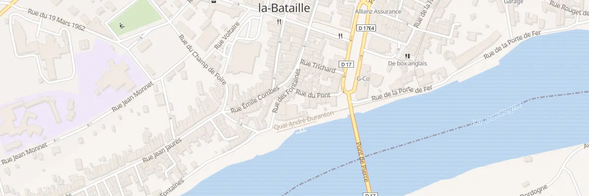 Plan du 15 Rue du Pont à Castillon-la-Bataille