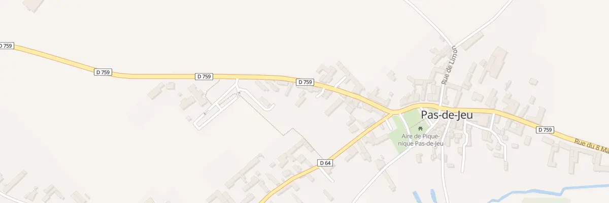 Plan du 37 Rue du Huit Mai à Pas-de-Jeu
