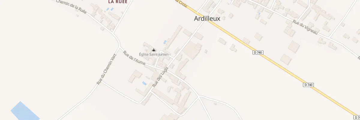 Plan du 5011 Rue des Logis Ardilleux à Valdelaume