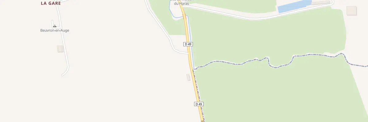 Plan du 5002 Rue des Haras à Beuvron-en-Auge