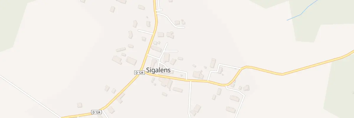 Plan du 5 Le Bourg Nord à Sigalens