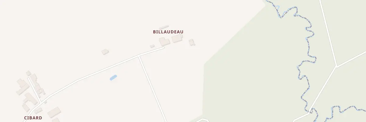 Plan du 1 Billaudeau à Boscamnant
