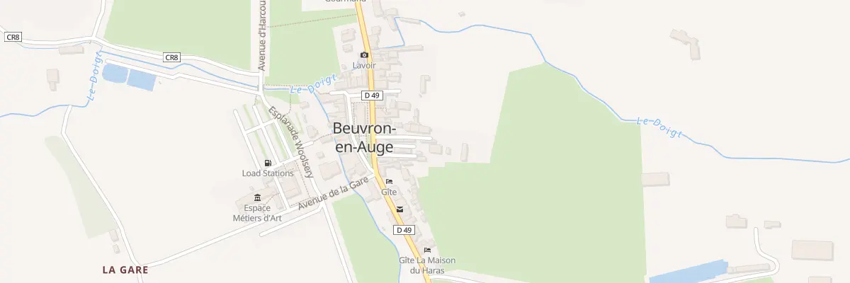 Plan du 6 Rue de l’Enfer à Beuvron-en-Auge