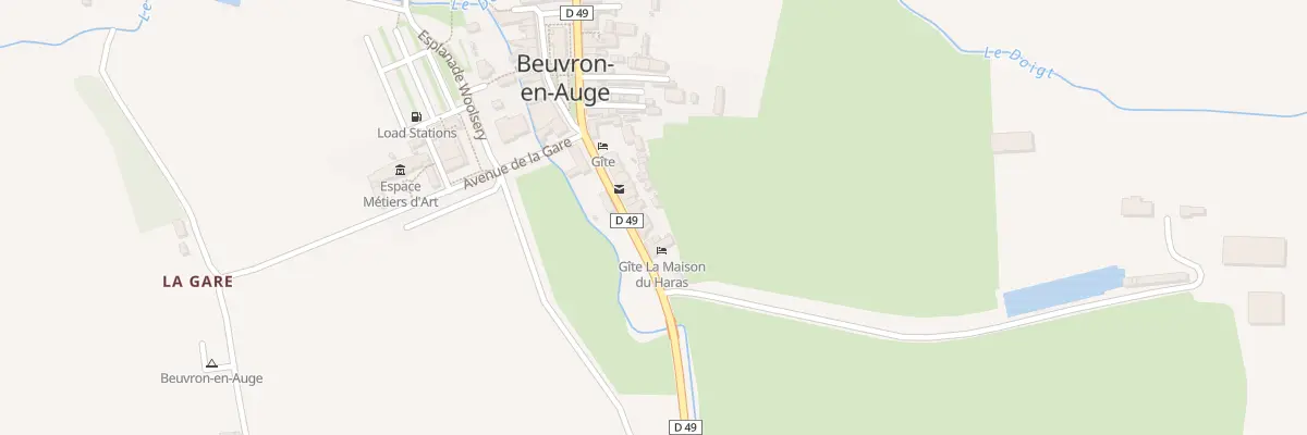 Plan du 13 Rue des Haras à Beuvron-en-Auge
