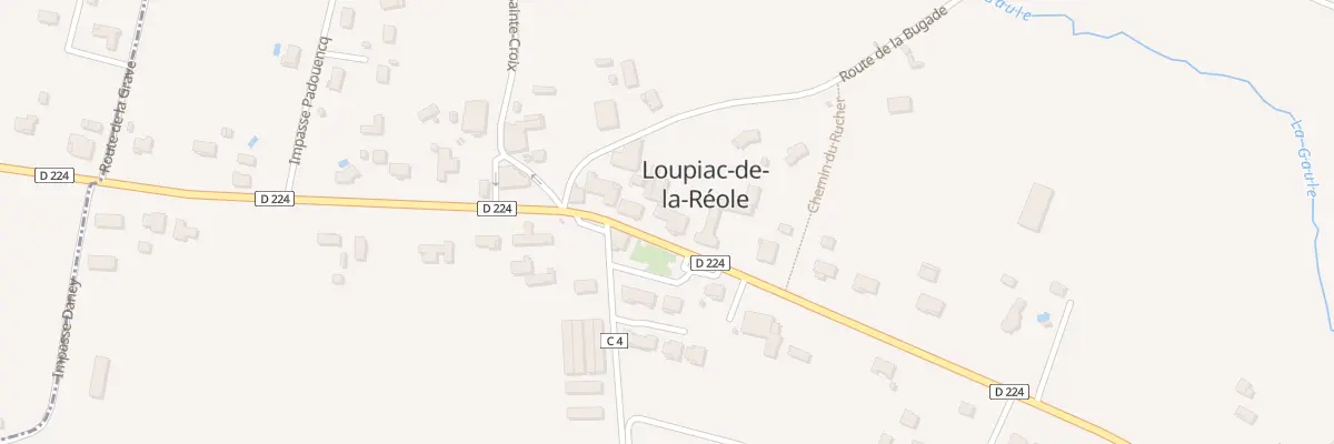 Plan du 433 Rue Jean Gaston Dumeste à Loupiac-de-la-Réole